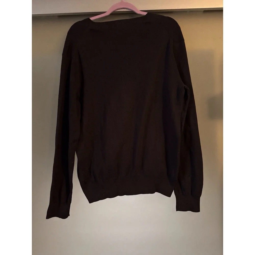 Polo Ralph Lauren Pima Cotton‎ Mens Size L Black Sweater
